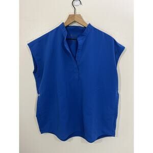 Figs Technical Rafaela Top S Oversized Mandarin Collar Uniform Medical